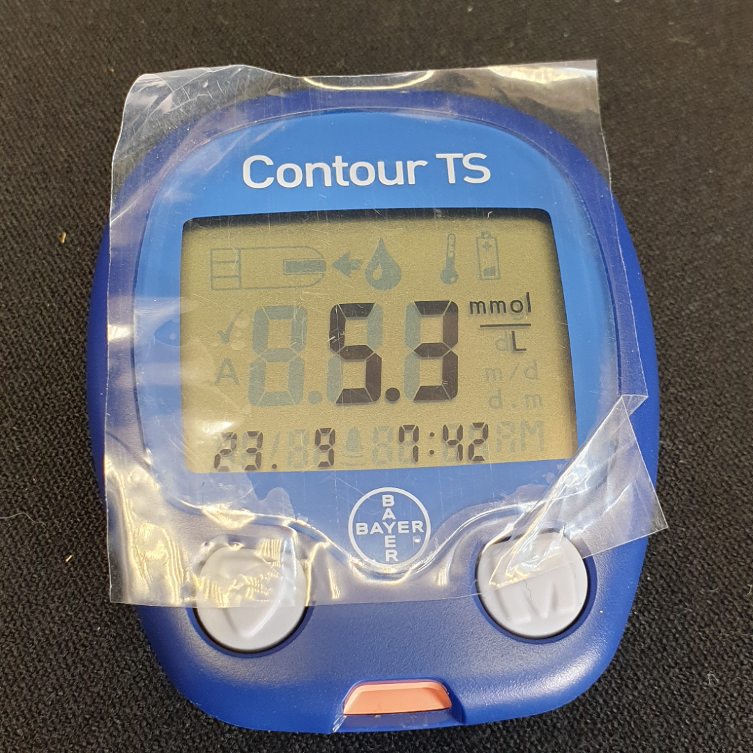 Прибор для измерения уровня глюкозы в крови Контур ТС. Состояние нового, неполный комплект . Картинка 19